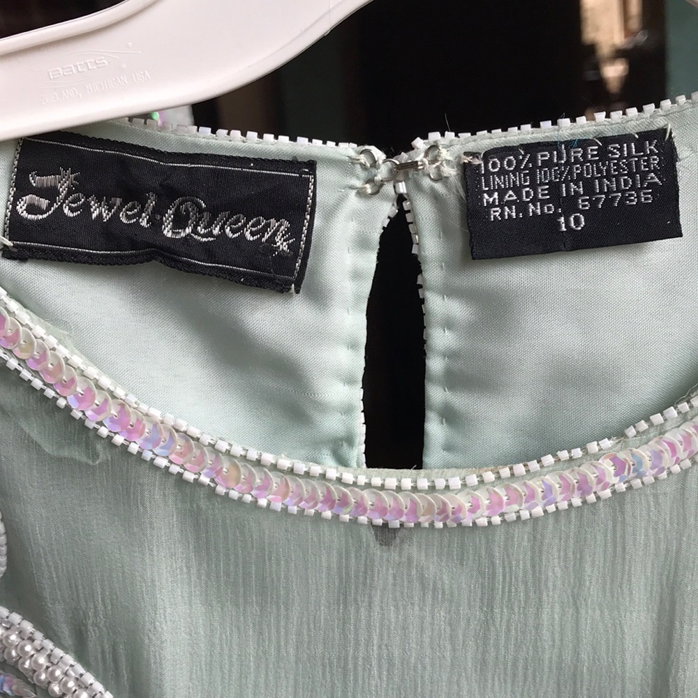 2 piece sequin cocktail dress